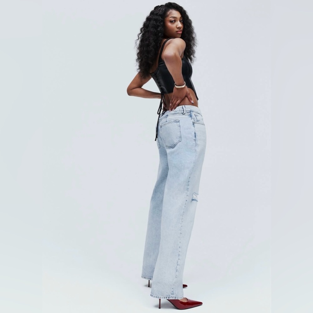 GOOD AMERICAN Good 90’s Relaxed Jeans - Picture 7 of 10